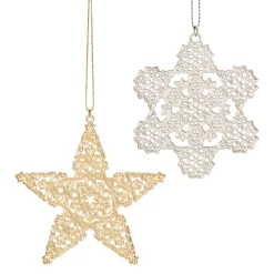 Sale The Met Store 2024 Star and Snowflake Ornament Set