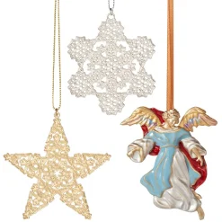 Hot The Met Store 2024 Star, Snowflake, and Angel Tree Ornament Set