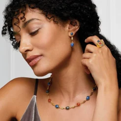 Discount The Met Store Ancient Gems Multistone Statement Necklace and Triple-Drop Lapis Earrings Set
