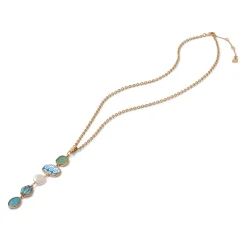 Sale The Met Store Ancient Mixed Motifs Glass Pendant Drop Necklace