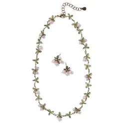 New The Met Store Blushing Berries Necklace and Earrings Set