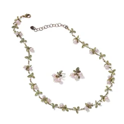 New The Met Store Blushing Berries Necklace and Earrings Set