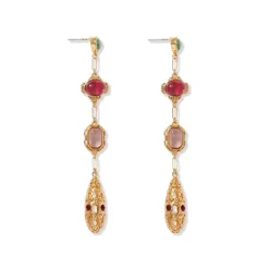 Outlet The Met Store Cascading Gems Drop Earrings