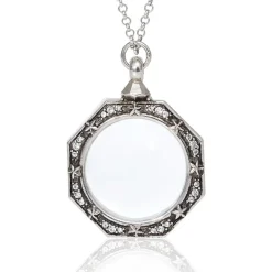 Best The Met Store Celestial Octagonal Magnifier Pendant Necklace