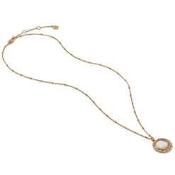 The Met Store Celestial Symbols Carved Mother-of-Pearl Pendant Necklace