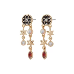 New The Met Store Celestial Symbols Chandelier Earrings