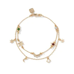 Clearance The Met Store Celestial Symbols Double-Strand Bracelet