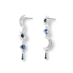 The Met Store Celestial Symbols Linear Drop Earrings