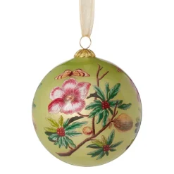 Outlet The Met Store Chelsea Botanicals Hand-Painted Glass Ornament Set