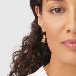 The Met Store Chinese Bird Drop Earrings