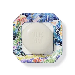 New The Met Store Cross Cap Nègre Scented Soap and Porcelain Dish Gift Set
