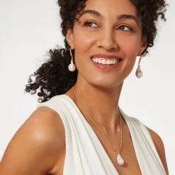 New The Met Store Cypriot Twist Pearl Drop Earrings