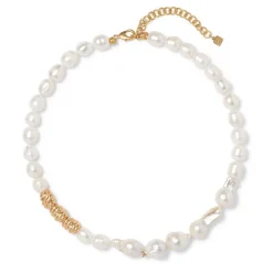 Discount The Met Store Cypriot Twist Pearl Necklace and Drop Earrings Set