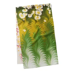 Clearance The Met Store Daisy Garden Marbled Paper Oblong Silk Scarf