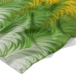 Clearance The Met Store Daisy Garden Marbled Paper Oblong Silk Scarf