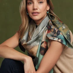 Sale The Met Store Degas Impressions Double-Sided Square Silk Scarf