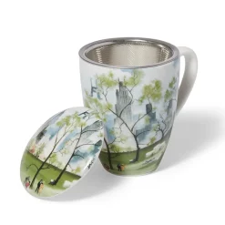 Hot The Met Store Dehn Spring in Central Park Covered Mug with Tea Infuser