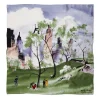 New The Met Store Dehn Spring in Central Park Square Silk Scarf
