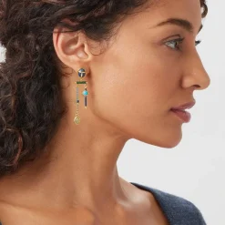 Discount The Met Store Egyptian Heart Scarab Chandelier Earrings