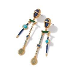 Discount The Met Store Egyptian Heart Scarab Chandelier Earrings