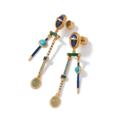 Discount The Met Store Egyptian Heart Scarab Chandelier Earrings