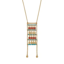 Hot The Met Store Egyptian Nefer Amulet Ladder Pendant Necklace