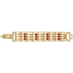 Clearance The Met Store Egyptian Nefer Amulet Red Jasper Ladder Bracelet