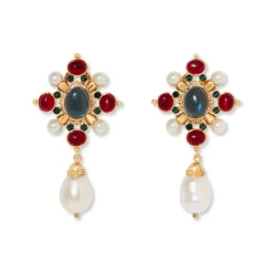 Clearance The Met Store Ellen Jeweled Earrings