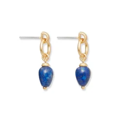The Met Store Etruscan Lapis Doorknocker Earrings