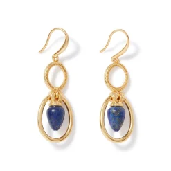 New The Met Store Etruscan Lapis Double-Drop Earrings