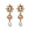 Clearance The Met Store European Cameo Drop Earrings
