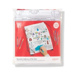 Sale The Met Store Favorite Galleries of The Met Color & Learn Washable Kids' Drawstring Backpack
