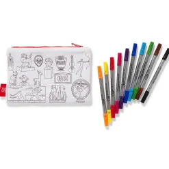 Sale The Met Store Favorite Galleries of The Met Color & Learn Washable Kids' Pencil Case