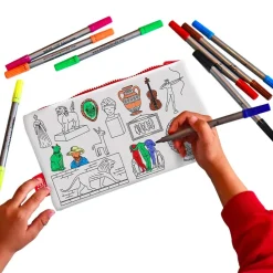 Sale The Met Store Favorite Galleries of The Met Color & Learn Washable Kids' Pencil Case