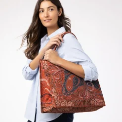 Outlet The Met Store Four Seasons Paisley Oversize Structured Tote