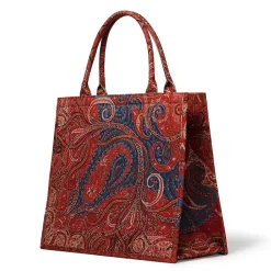 Outlet The Met Store Four Seasons Paisley Oversize Structured Tote