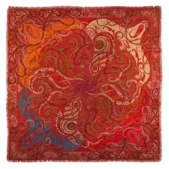 Online The Met Store Four Seasons Paisley Square Wool Scarf