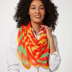 The Met Store Gee's Bend Kennedy Basket-Weave Oversize Square Scarf