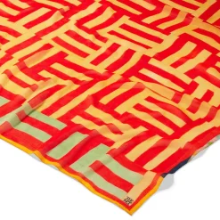 The Met Store Gee's Bend Kennedy Basket-Weave Oversize Square Scarf