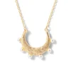 Sale The Met Store Hammered Crescent Pearl Pendant Necklace