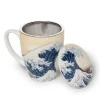 Outlet The Met Store Hokusai Great Wave Covered Mug with Tea Infuser