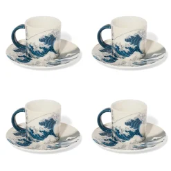 Hot The Met Store Hokusai Great Wave Espresso Cup and Saucer