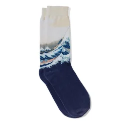 Outlet The Met Store Hokusai Great Wave Men's Socks