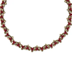 Discount The Met Store Holly Berry Jade Statement Necklace