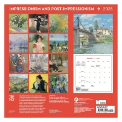 Best The Met Store Impressionism and Post-Impressionism Wall Calendar 2025