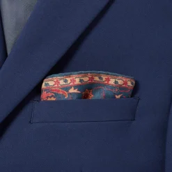 Best The Met Store Iranian Vase Carpet Silk Pocket Square