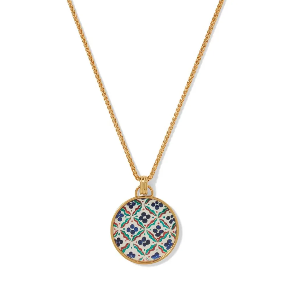 Outlet The Met Store Iznik Cintamani Enamel Pendant Necklace