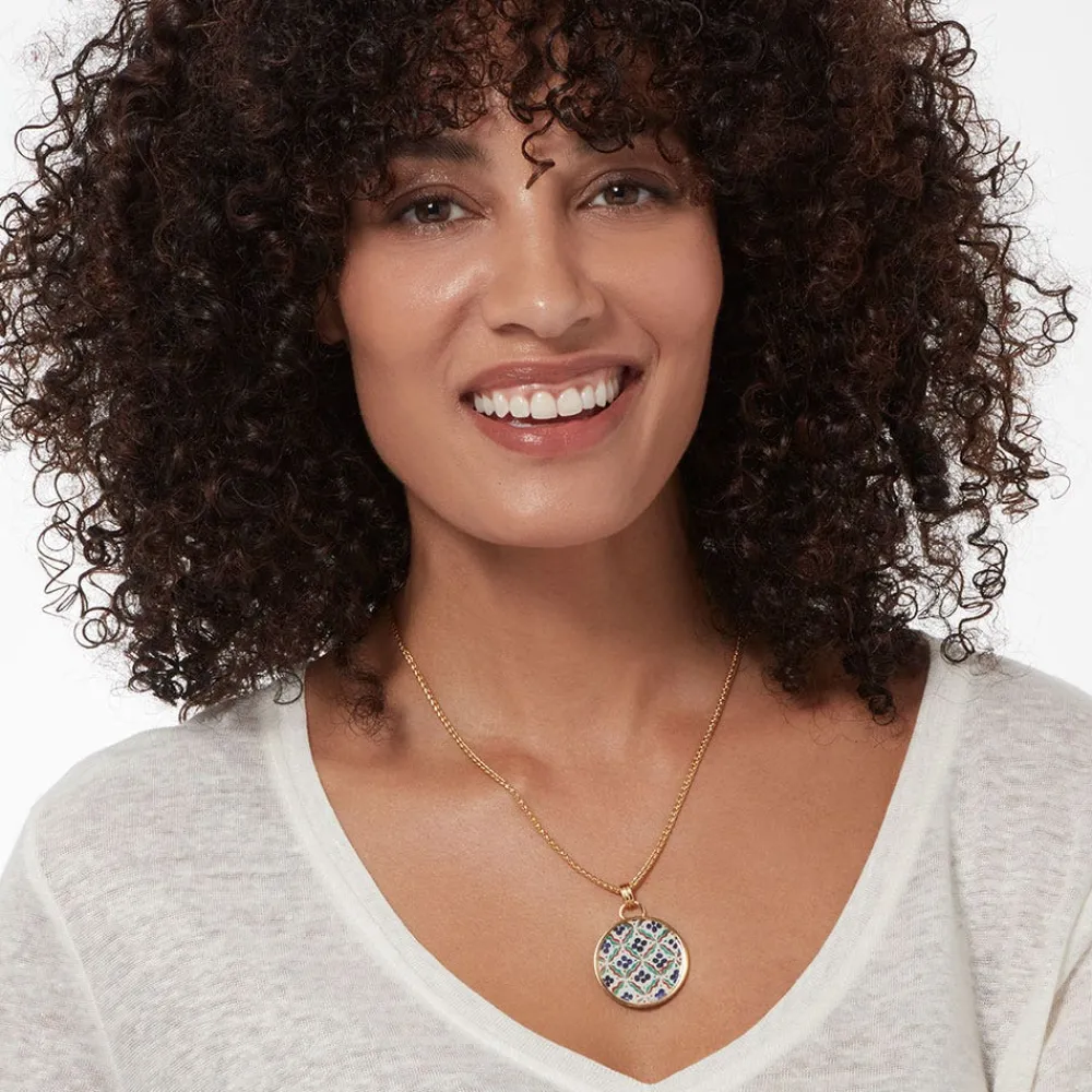 Outlet The Met Store Iznik Cintamani Enamel Pendant Necklace
