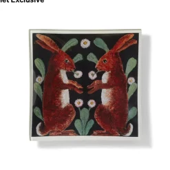 New The Met Store John Derian Two Hares Decoupage Vide Poche
