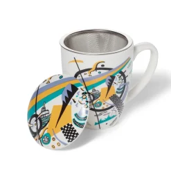 Online The Met Store Kandinsky Small Worlds Covered Mug with Tea Infuser
